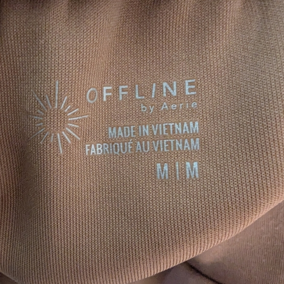 Aerie Chill Up Quarter Zip Sweatshirt & Pants Lounge Set - Buttery Soft - Picture 8 of 8